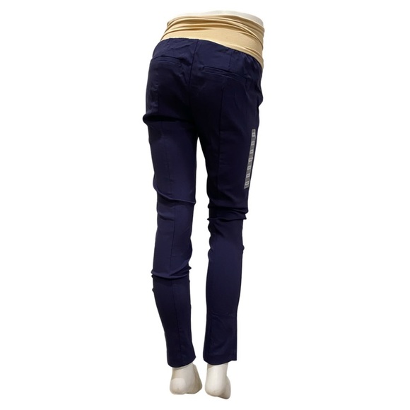 MOTHERHOOD MATERNITY NAVY TROUSER - Picture 3 of 4